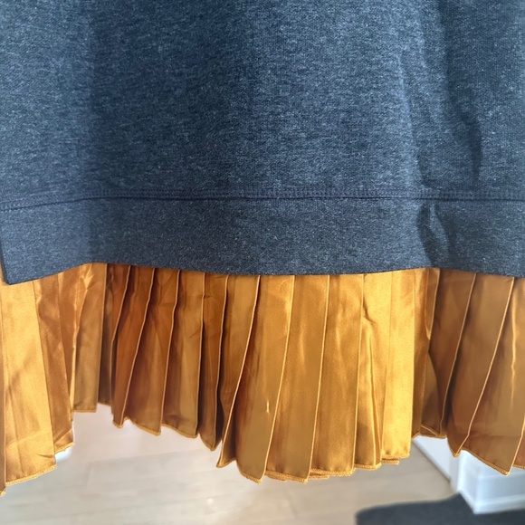 Scotch & Soda dress, dark grey/burnt orange ruffle - size 8-10 (S&S size 3) - Picture 2 of 16